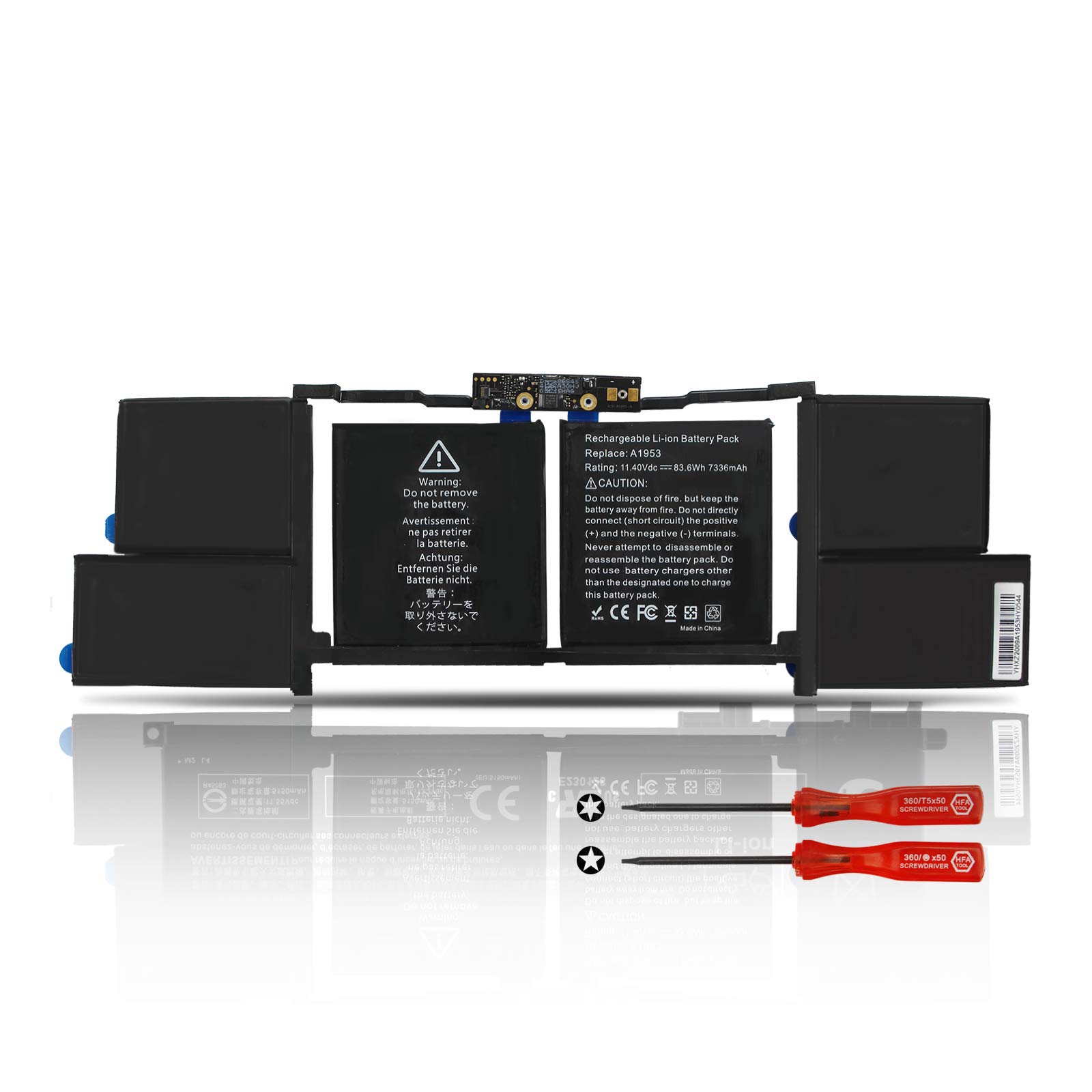 A1953 Batteria Compatibile MacBook Pro 15" Touch Bar A1990