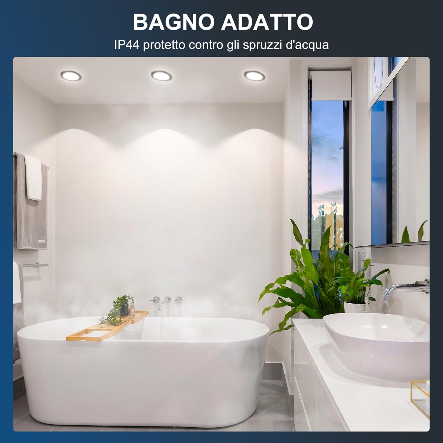 Dusktec Faretti LED Incasso Smart Bluetooth Neri (6 Pezzi) - immagine 5