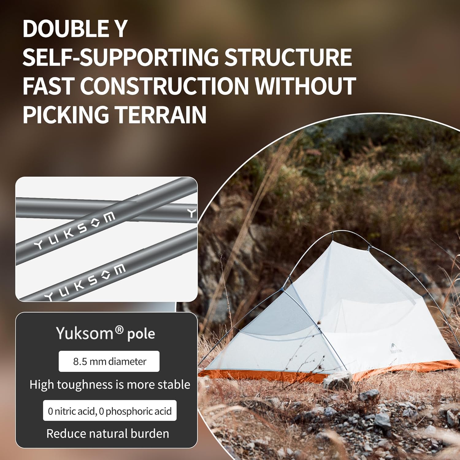 Naturehike Cloud Up Pro 2 Person Tenda da Campeggio - immagine 5