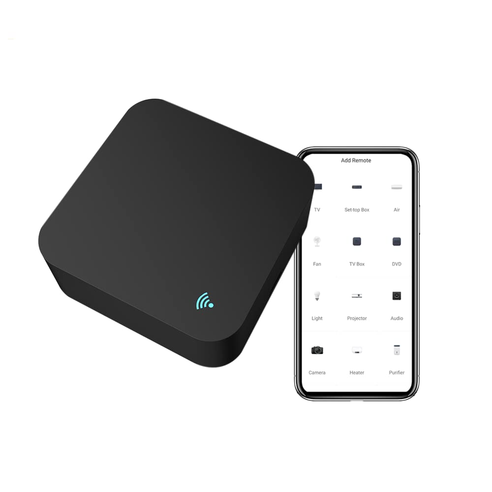 Telecomando Universale IR Smart Home WiFi 2.4GHz, Nero