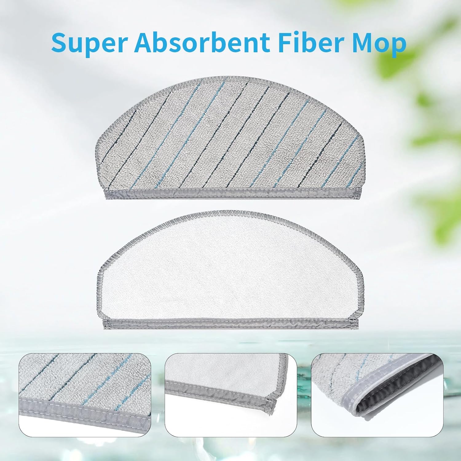 Accessori Panni in Microfibra per Ecovacs Deebot (6 Pezzi) - immagine 3