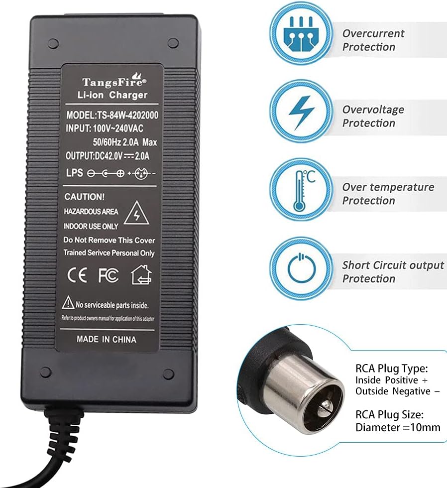 Caricabatteria per Bici Elettriche 36V 42V 2A - immagine 2