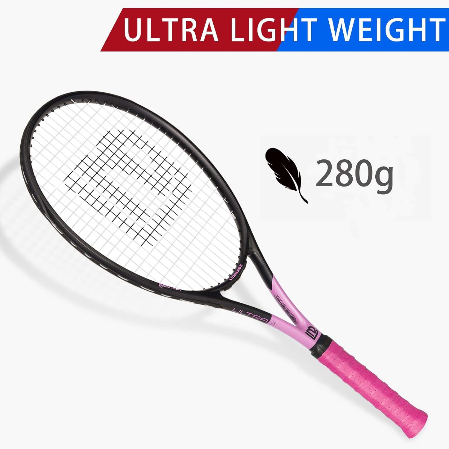 Lunnade Adult Tennis Rackets - Racchetta da Tennis 27 Pollici - immagine 4