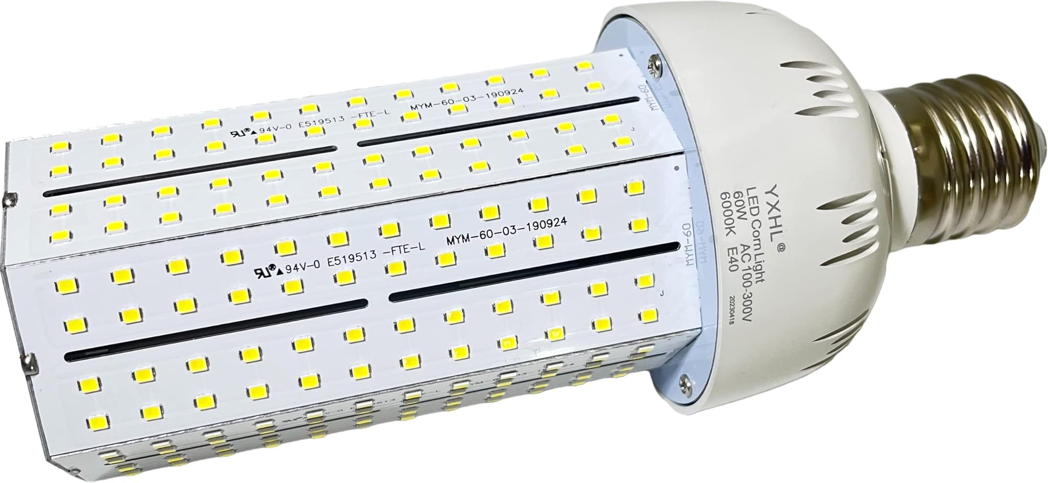 Yxhl E40 LED Lampada Corn 60W 6000K 7800 LM