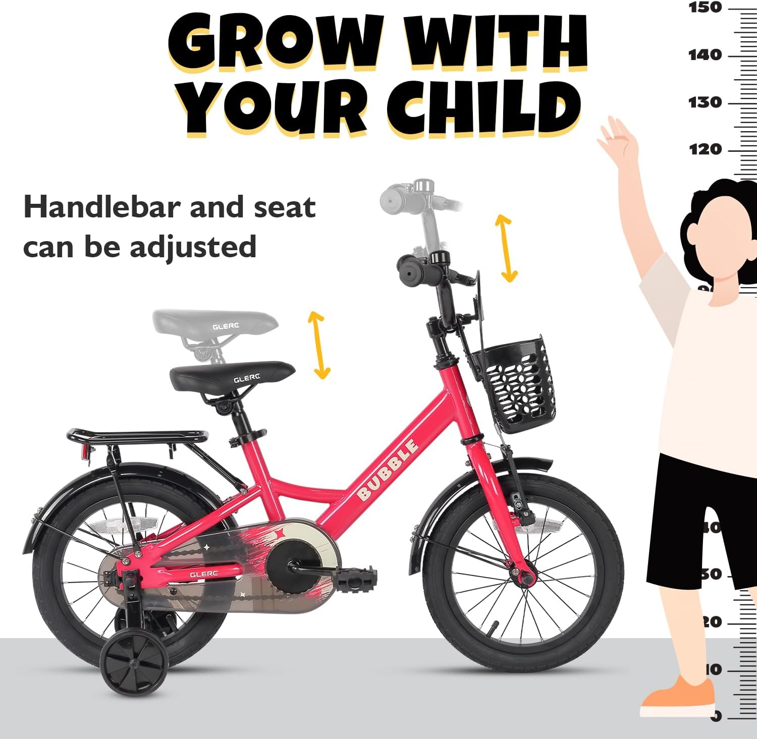 Glerc BUBBLE - Bici per Bambini 12-16 pollici - immagine 4