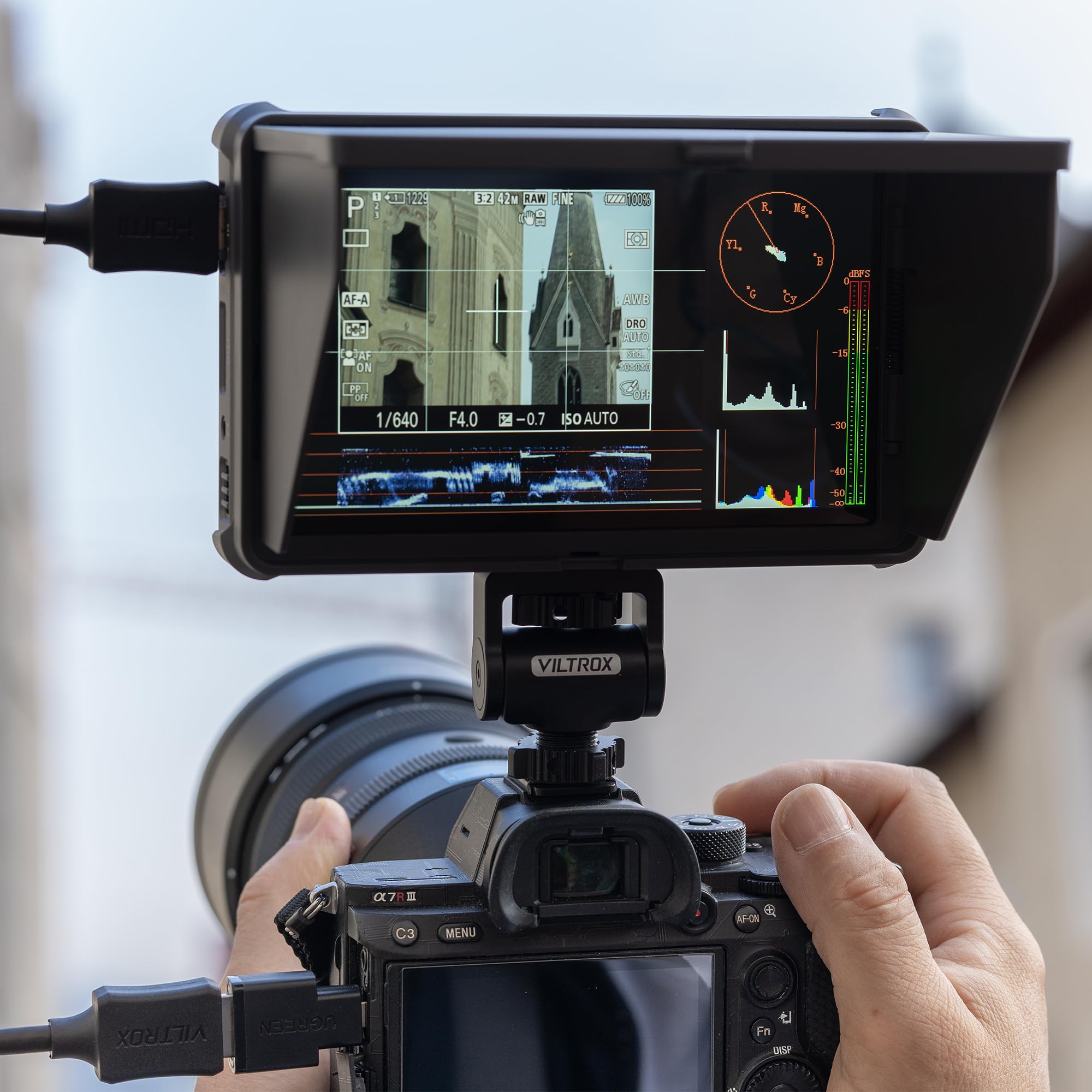 Viltrox SDI Monitor da Campo DC-X3 2000 nit Super Luminoso