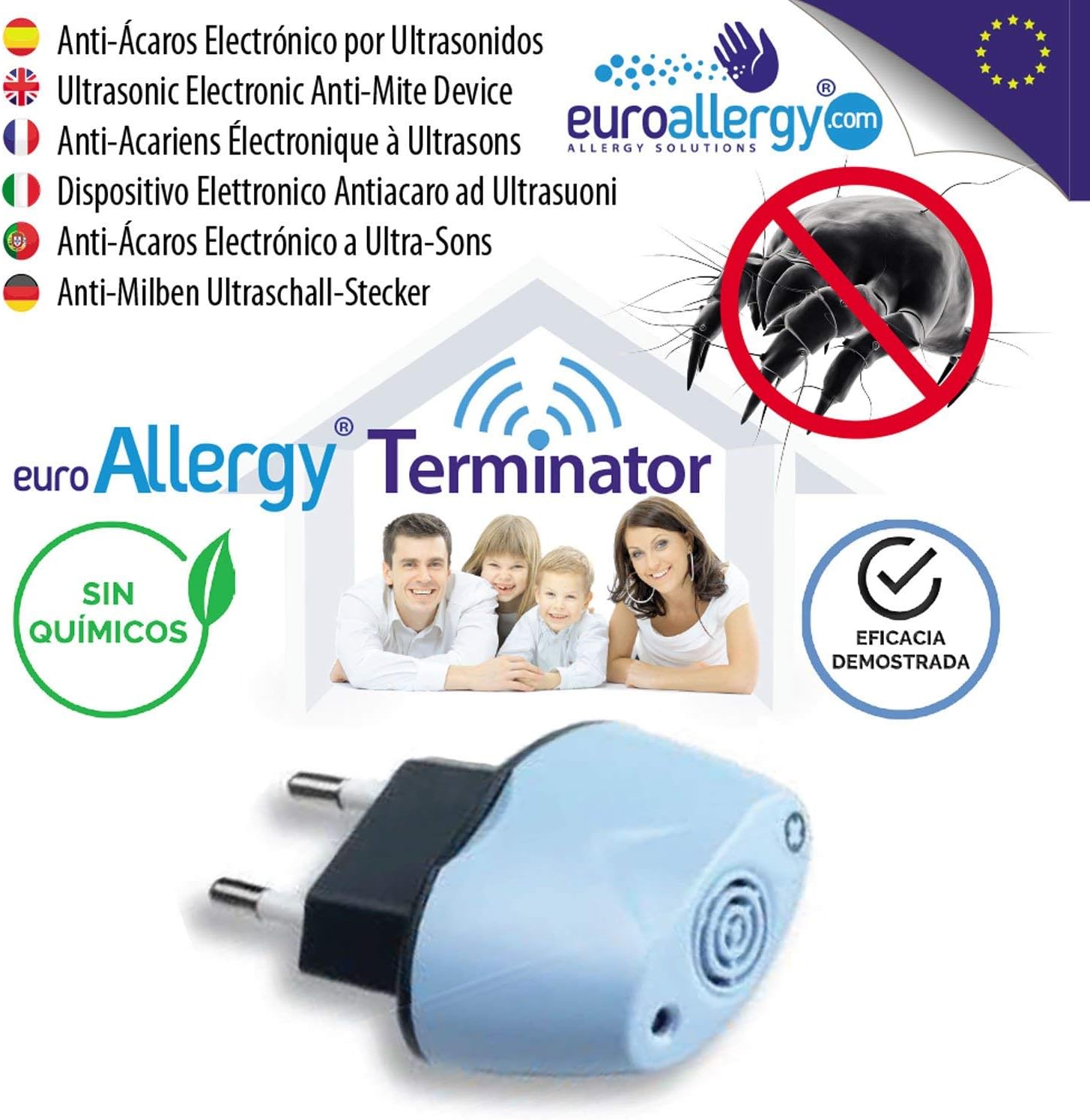 Euroallergy Terminator - AntiAcaro Elettrico ad Ultrasuoni - immagine 3