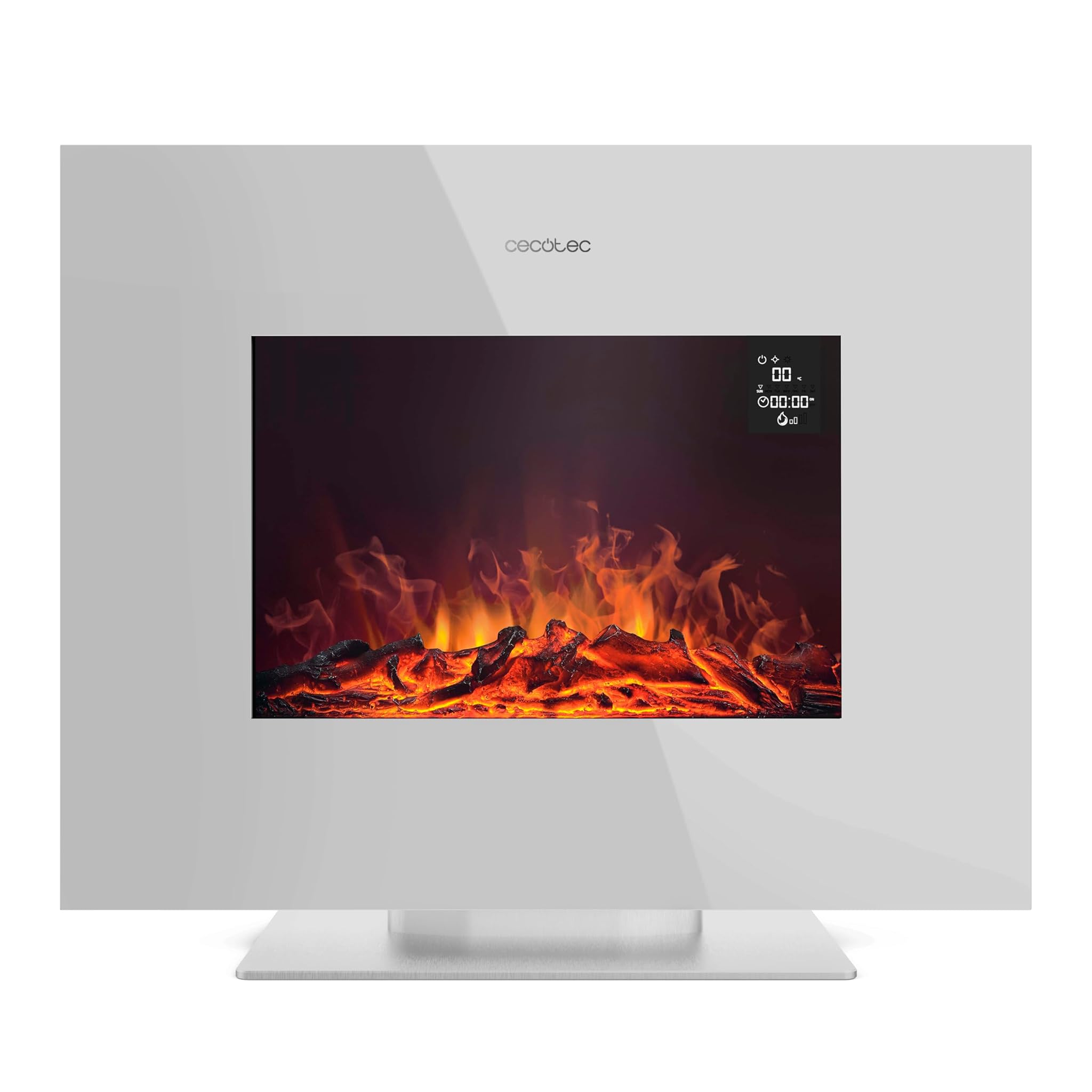 Cecotec Camino Elettrico Decorativo 26” 2000W White