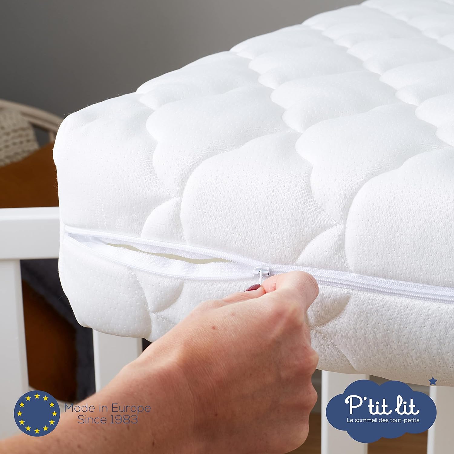 P'tit Lit - Materasso Bambino in Bambù 70x140 cm - immagine 5