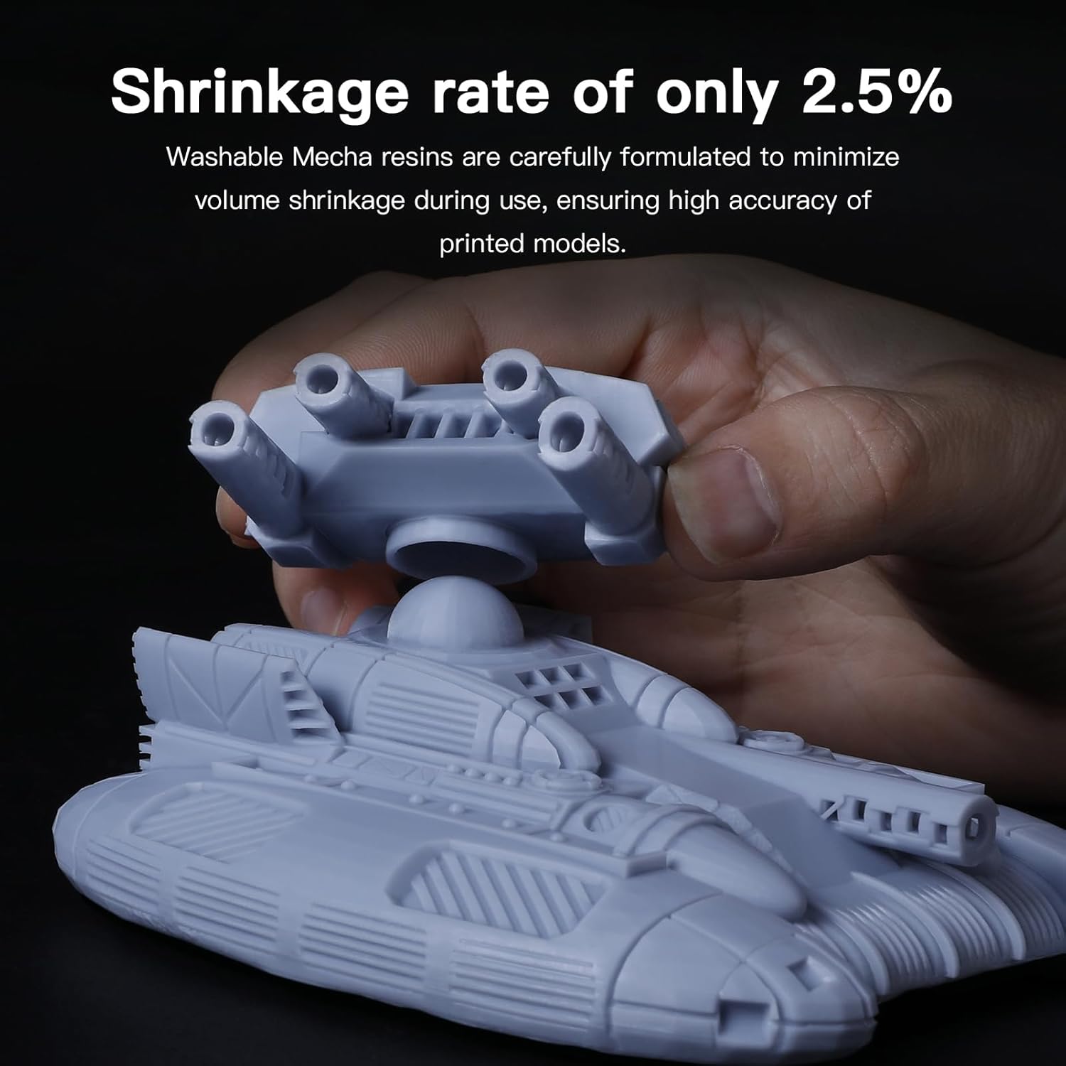 Nova3d Mecha Resin - Resina Grigia 1000ml - immagine 3