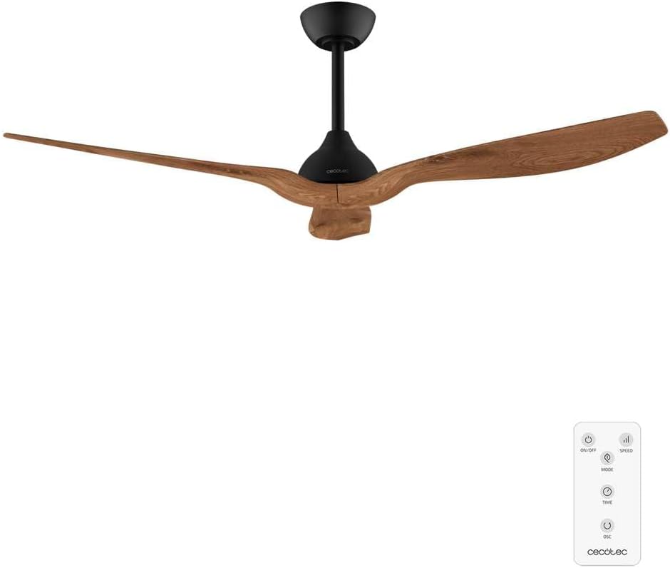 Cecotec EnergySilence Aero 5200 BlackWood - Ventilatore Soffitto