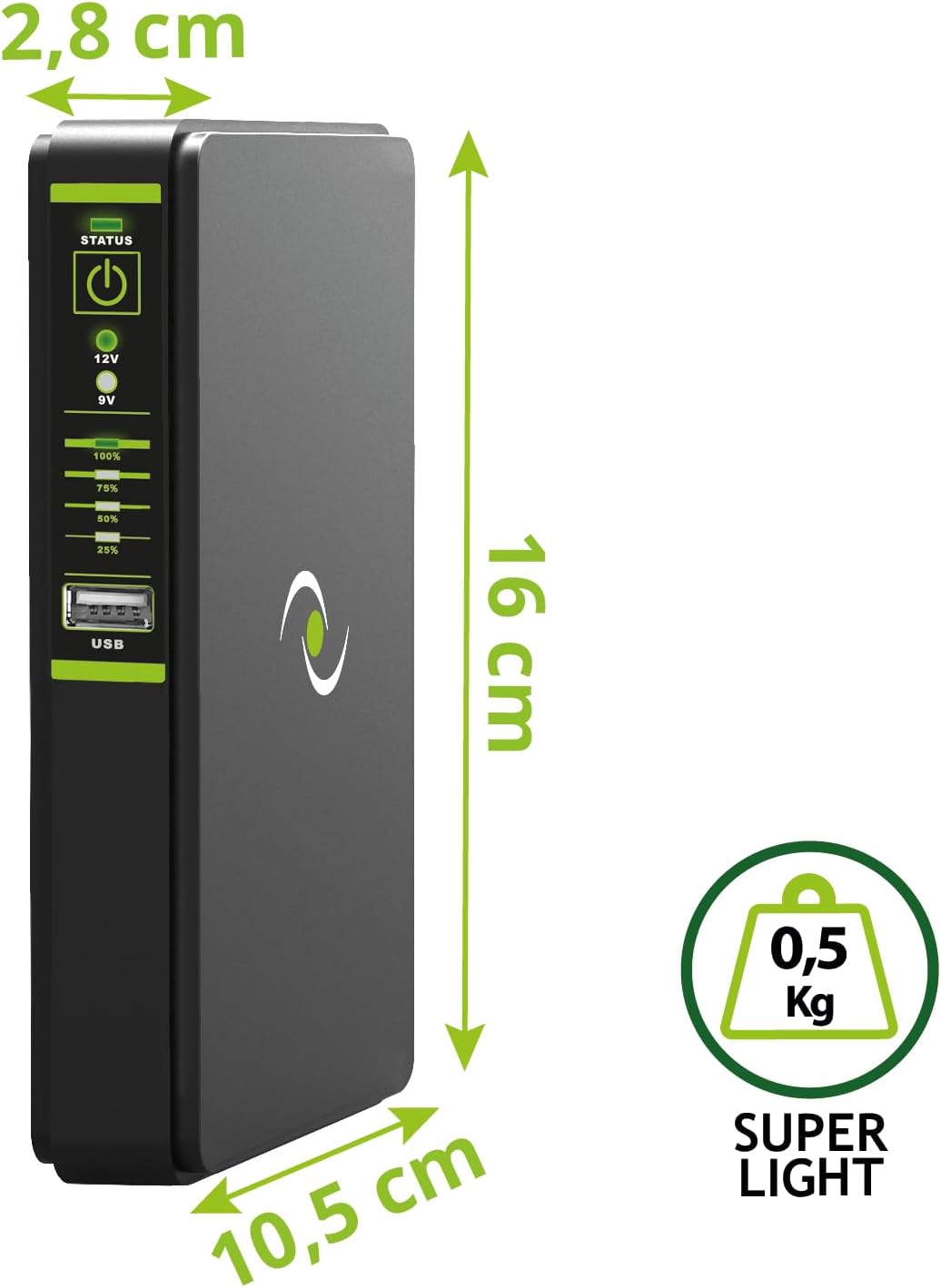 Tecnoware Mini UPS ERA PLUS DC 25W 8800mAh - immagine 3