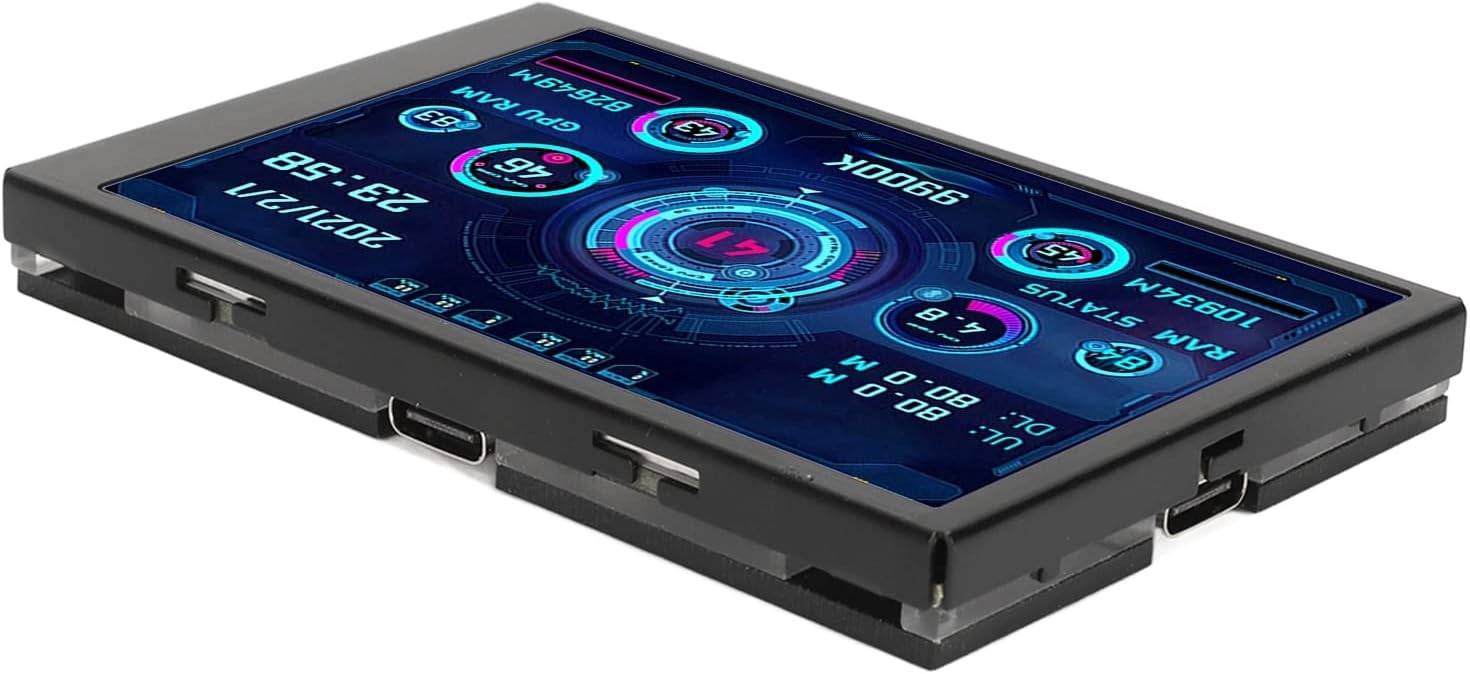 Monitor Temperatura Computer 3,5 Pollici, Nero - immagine 4