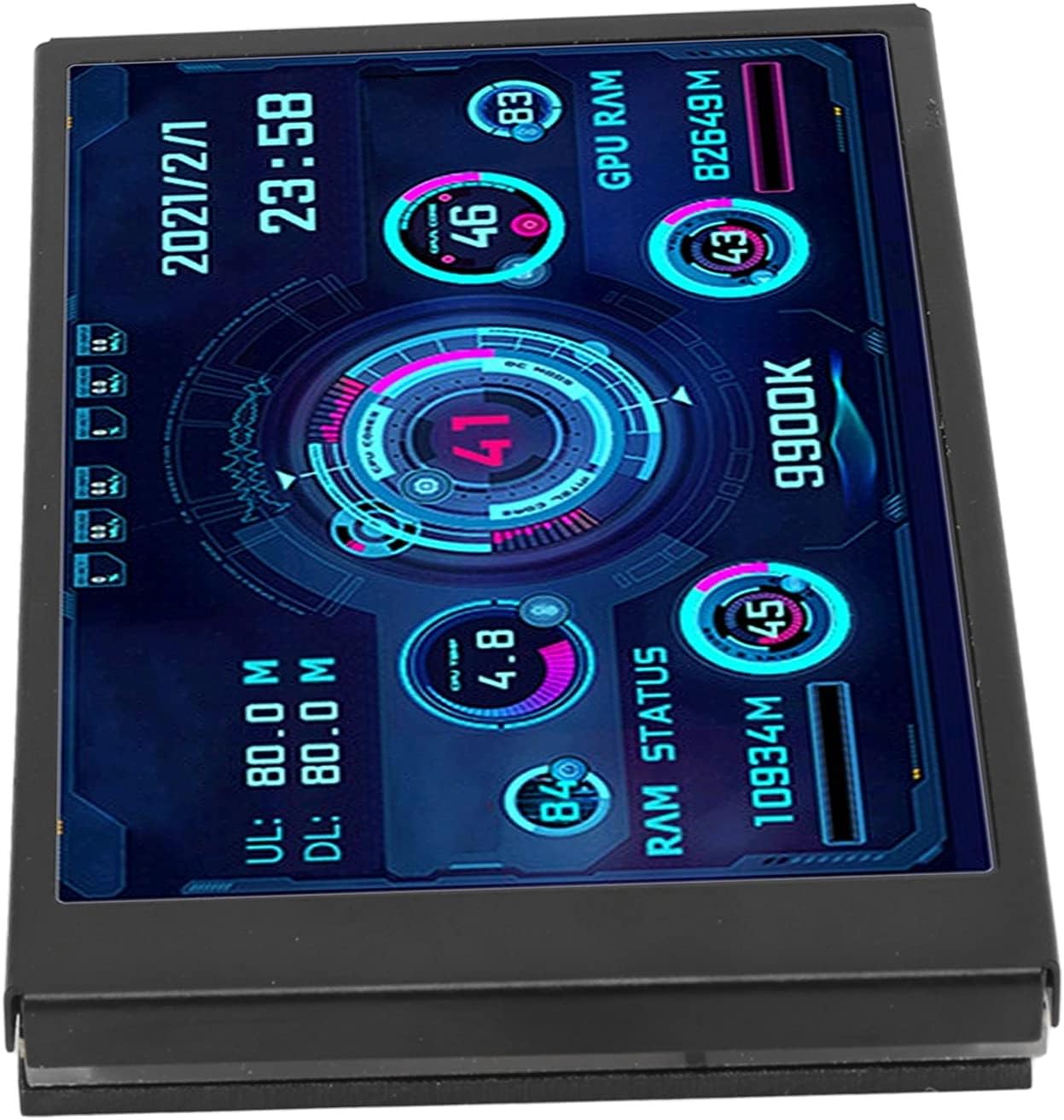 Monitor Temperatura Computer 3,5 Pollici, Nero - immagine 5