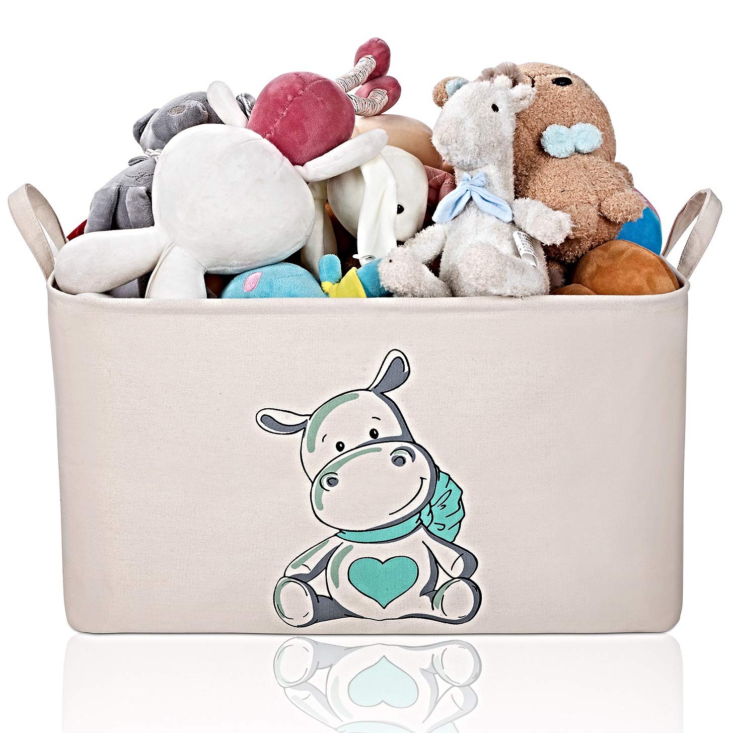 Andmart® Cesta Giochi Bambini Pieghevole con Coperchio