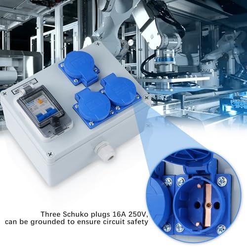 Distributore di Corrente da Costruzione 16A a Parete - immagine 1