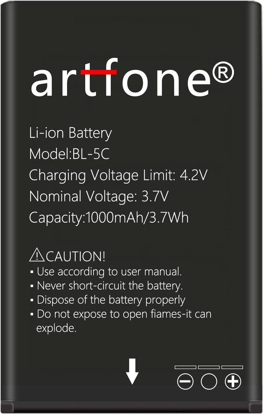 Artfone BL-5C Batteria 1000mAh - immagine 1