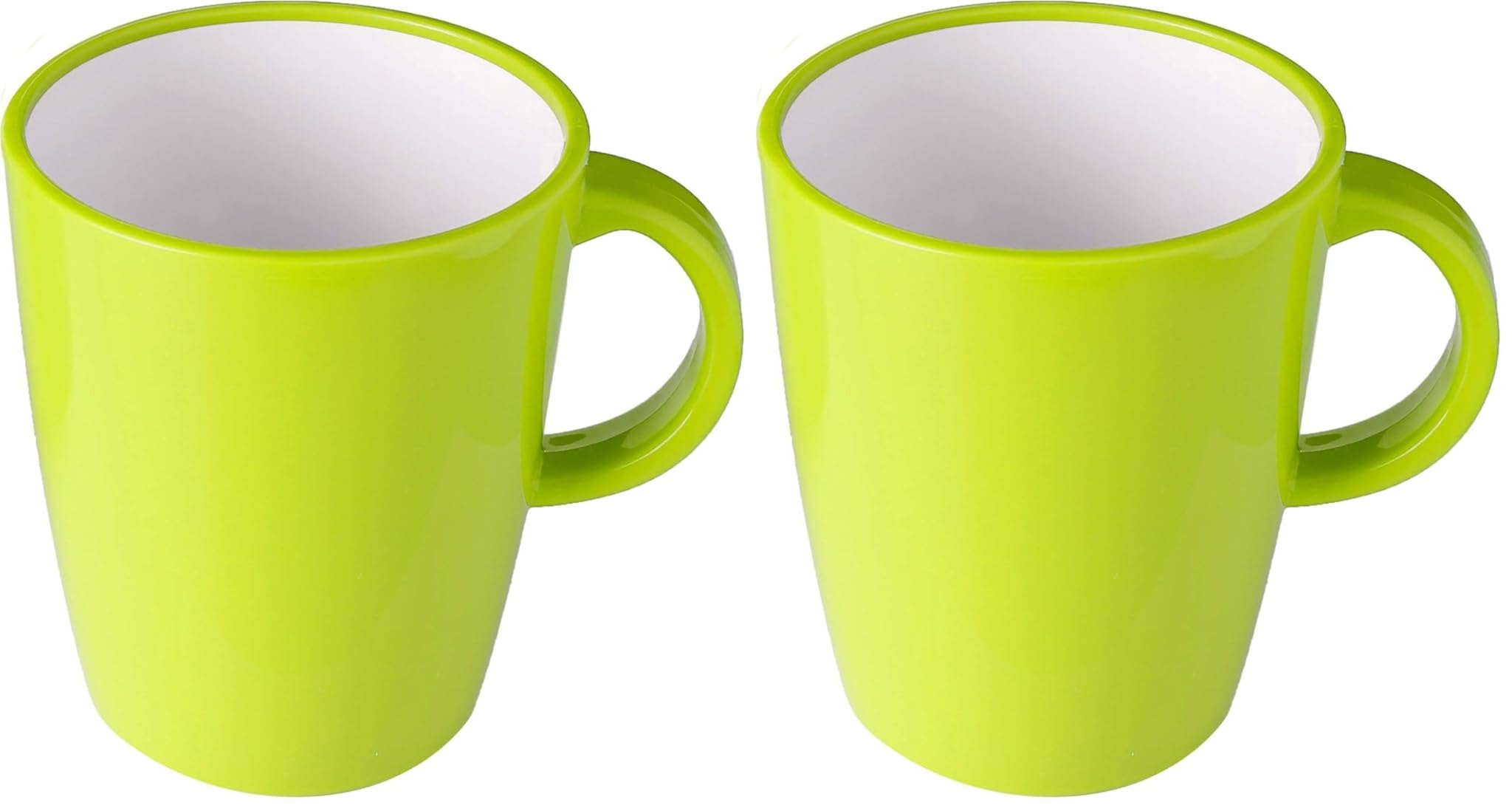 BRUNNER Mug ABS verde (Confezione da 2)