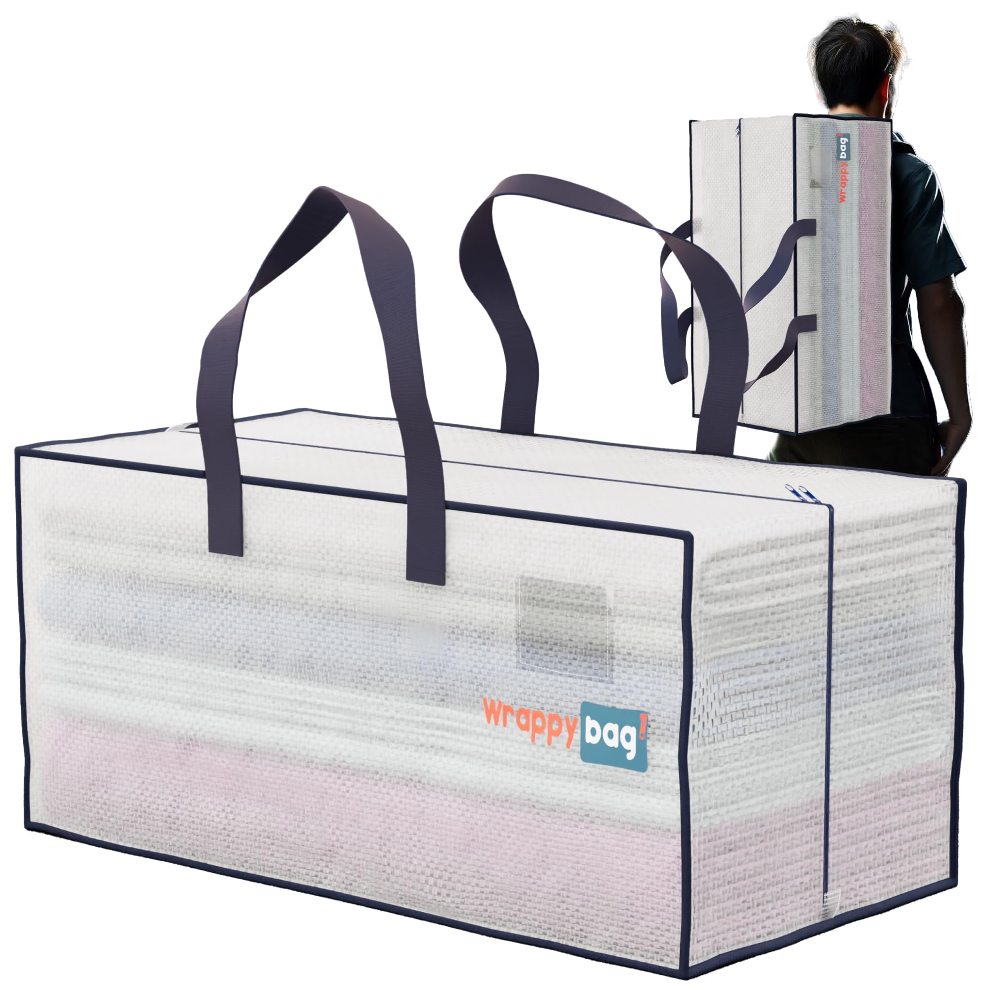 Wrappybag Set 4 Grandi Borse di Plastica Jumbo XXL