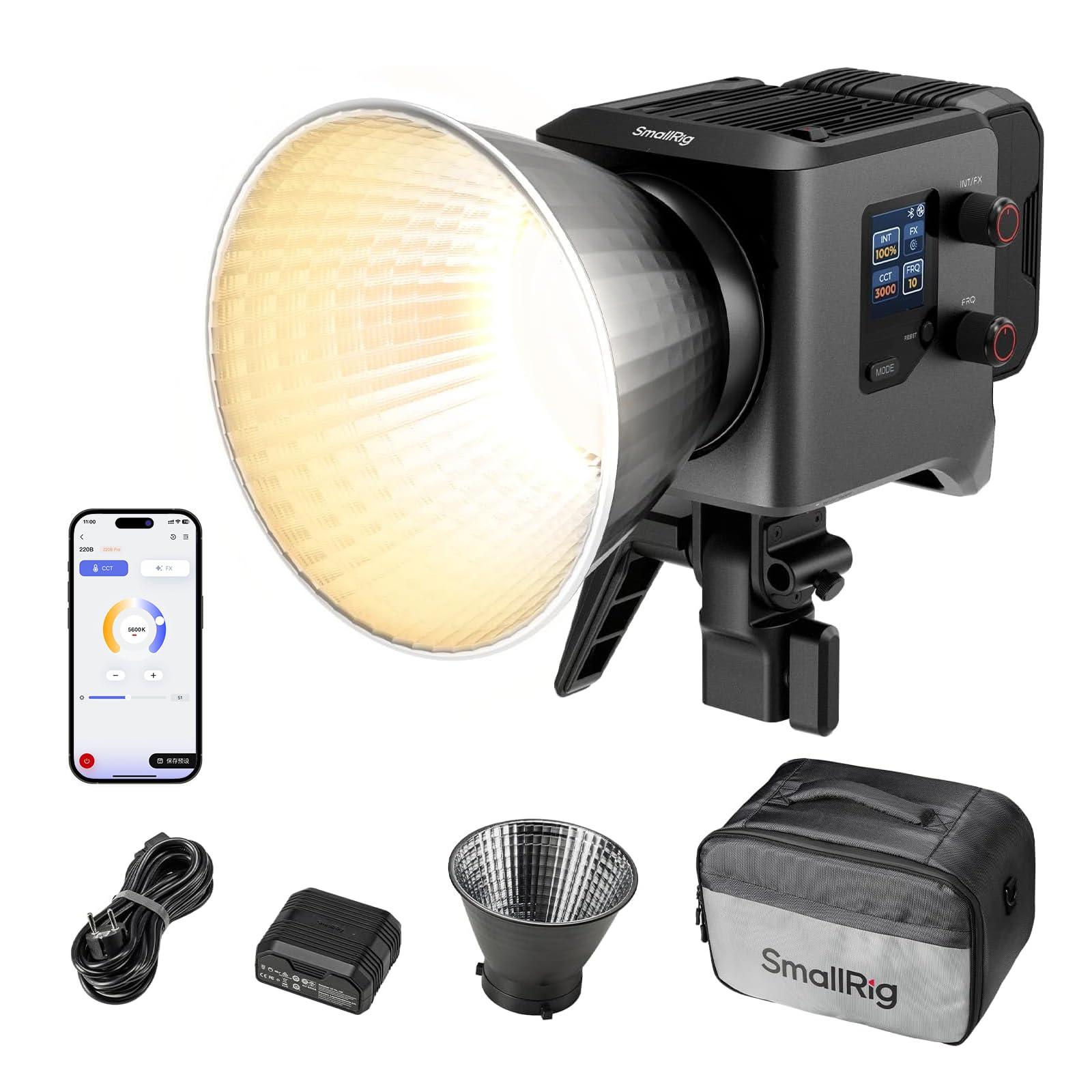 Smallrig RC 220B Pro - Luce Video COB Bicolore 220W