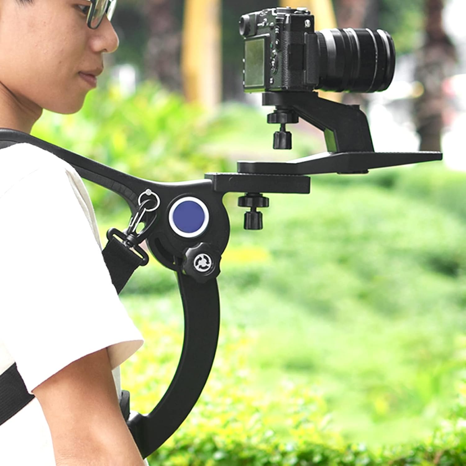 Camera Shoulder Rig per DSLR e Videocamera - immagine 7