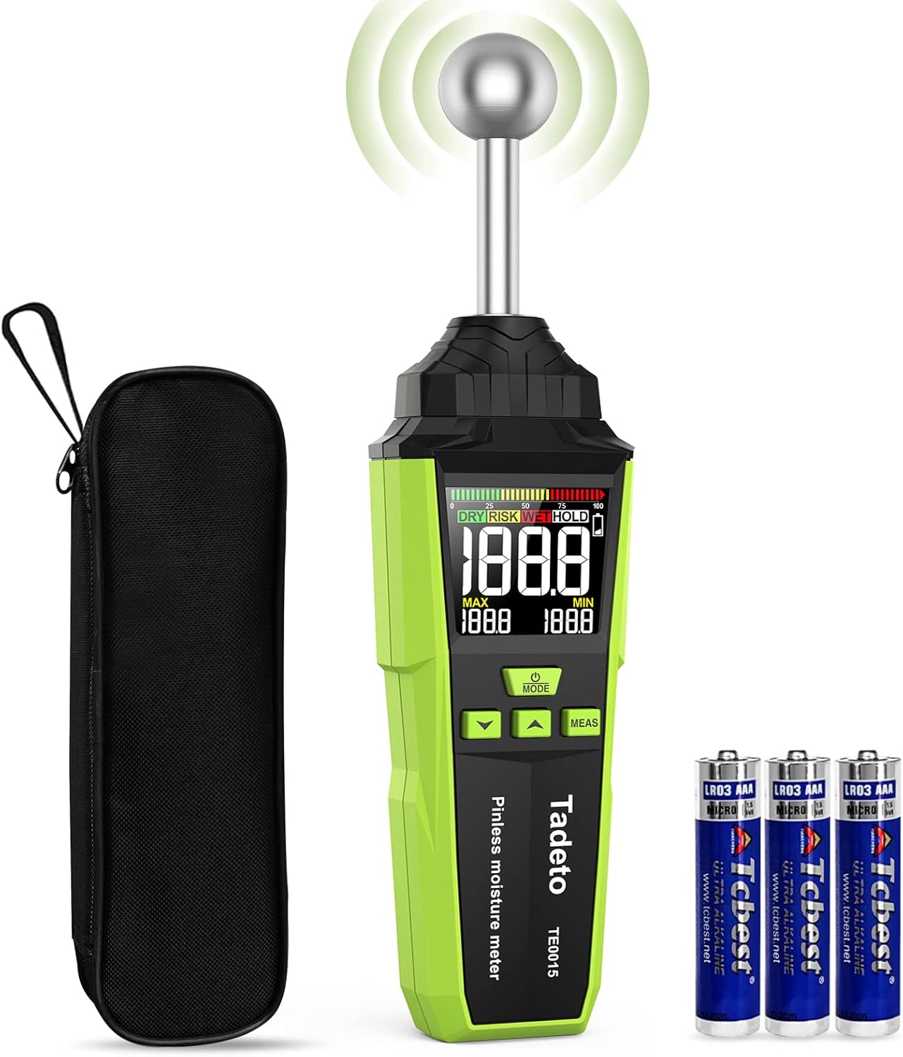 Misuratore di Umidità Muri con LCD a Colori