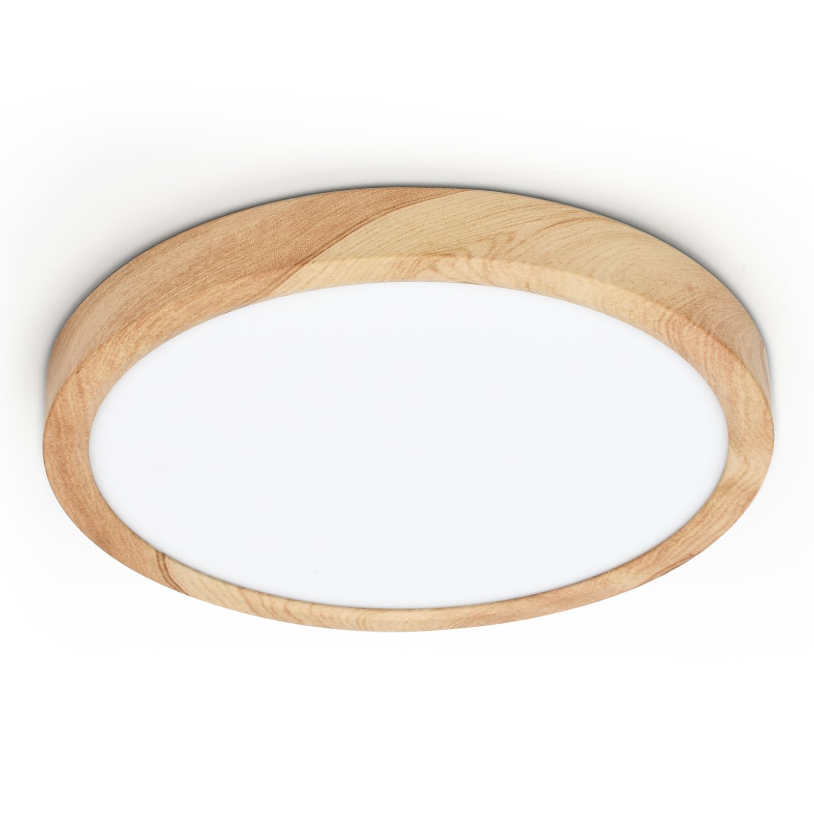 Lvl Plafoniera LED Rotonda 18W, Venature Legno