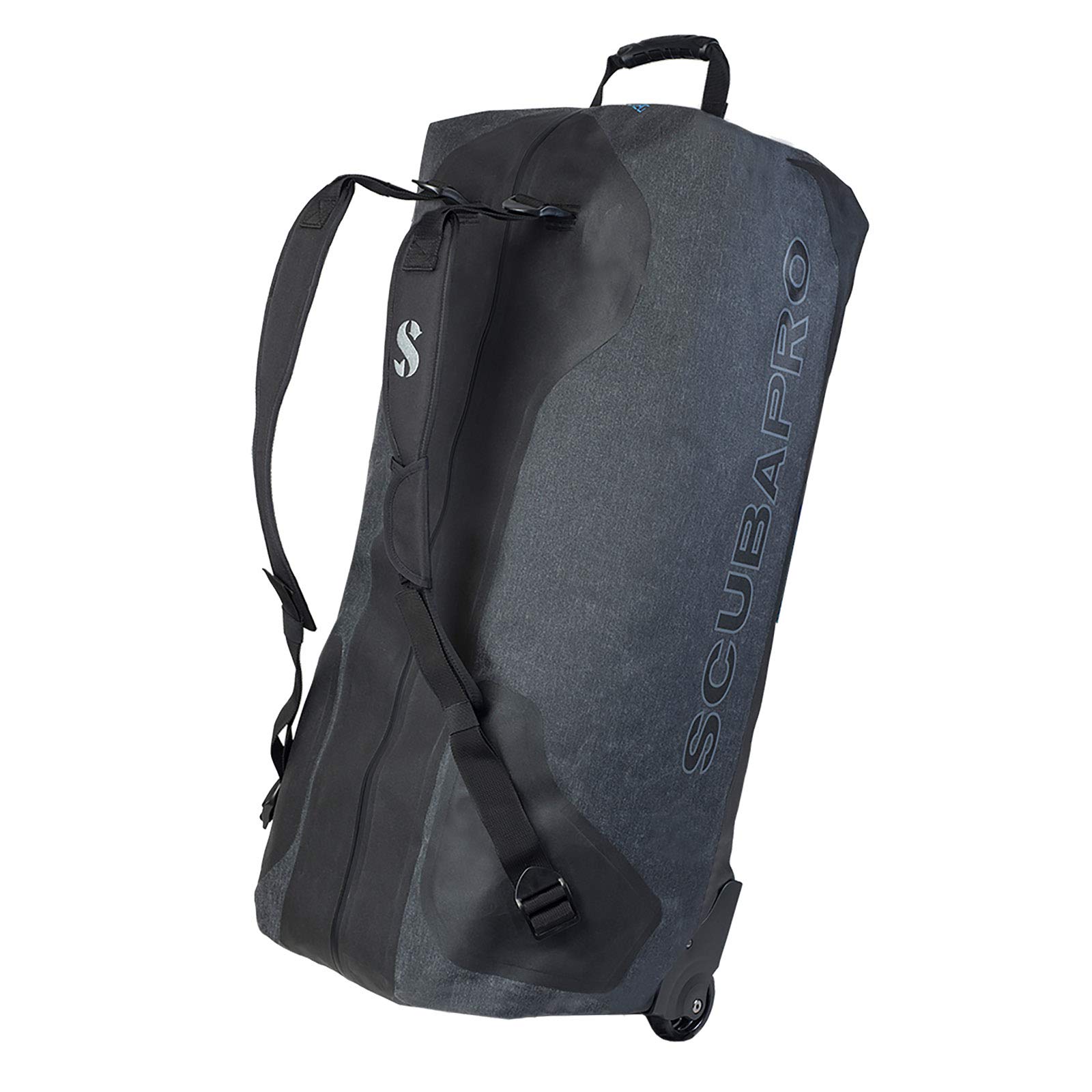 SCUBAPRO Trolley da 120 litri con ruote, Nero, 85 x 40 x 35 cm