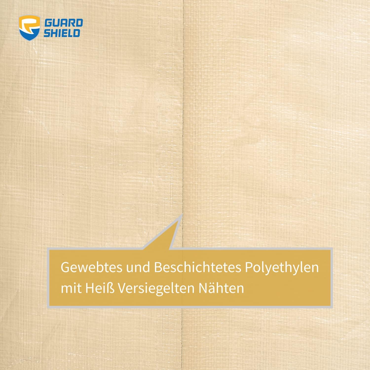 Guard Shield Telone di Copertura 4x6m, Beige/Cachi - immagine 5