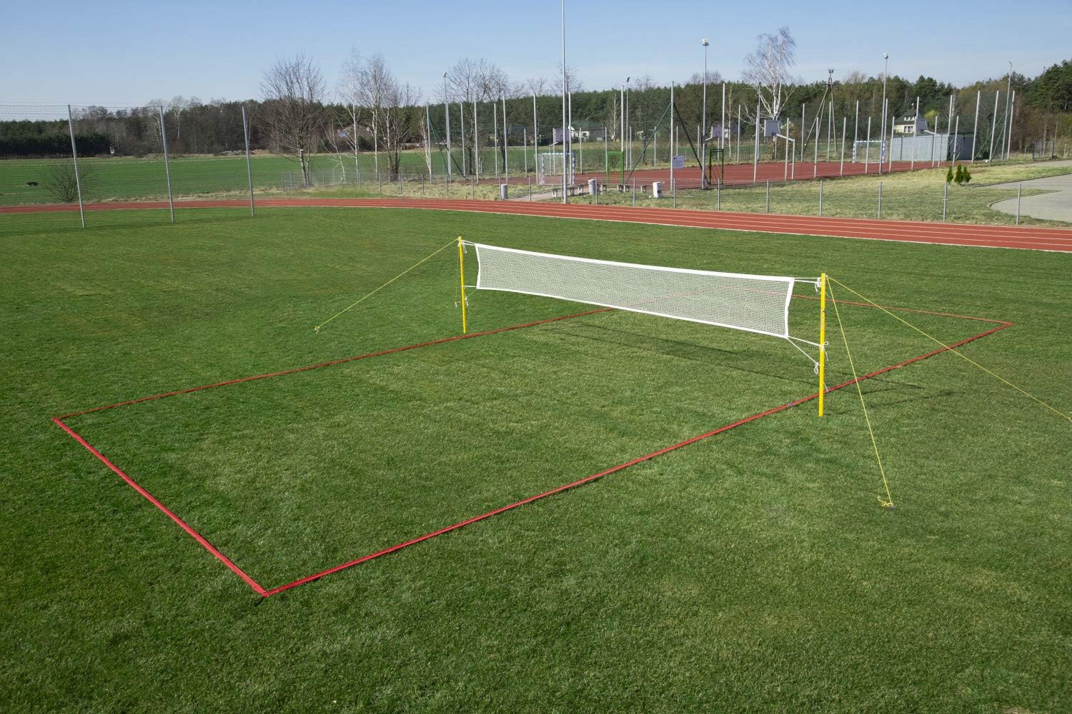 Romisport Linee per Beach Volley 5cm, Rosso/Blu - immagine 3