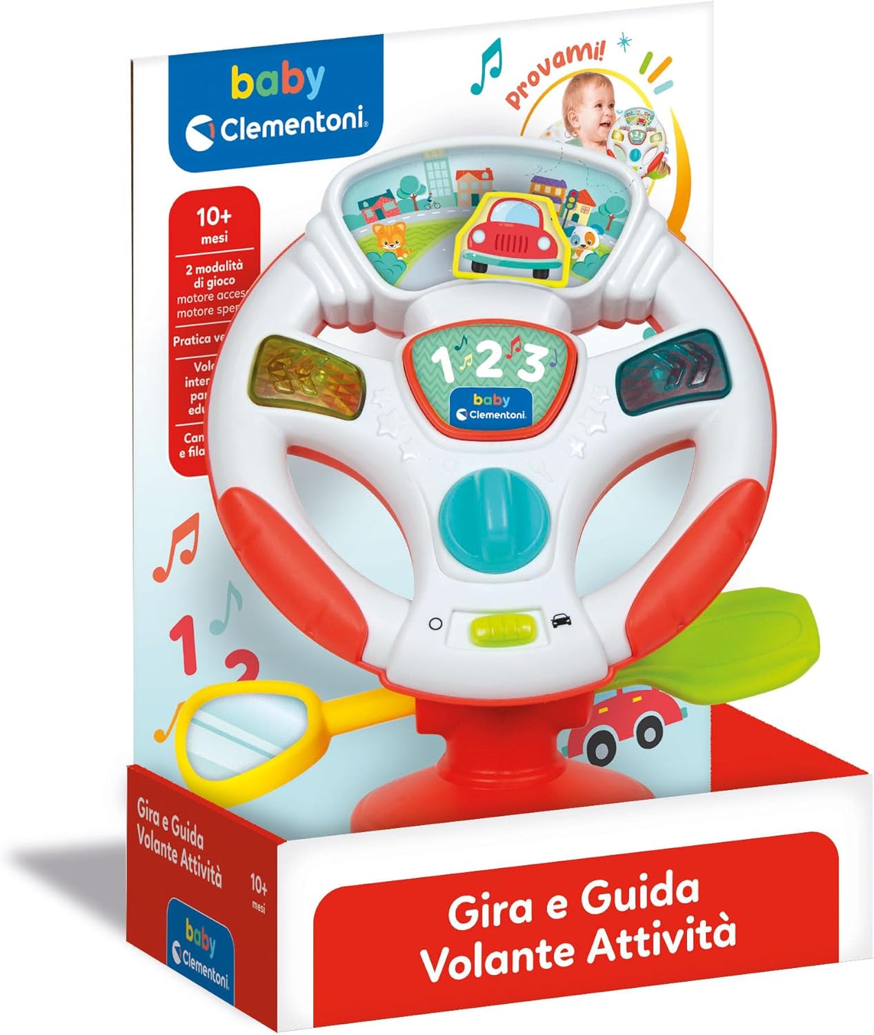 Clementoni - Volante Giocattolo Gira E Guida - immagine 2