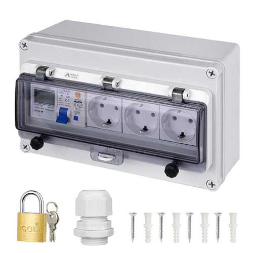 Quadro Elettrico Impermeabile per Esterni 12 Moduli