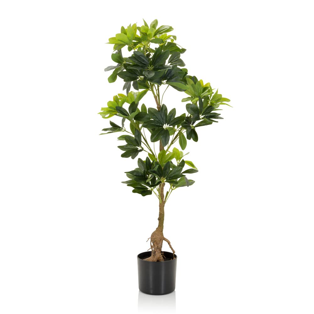 Hjh Office Pianta Artificiale SCHEFFLERA 100cm