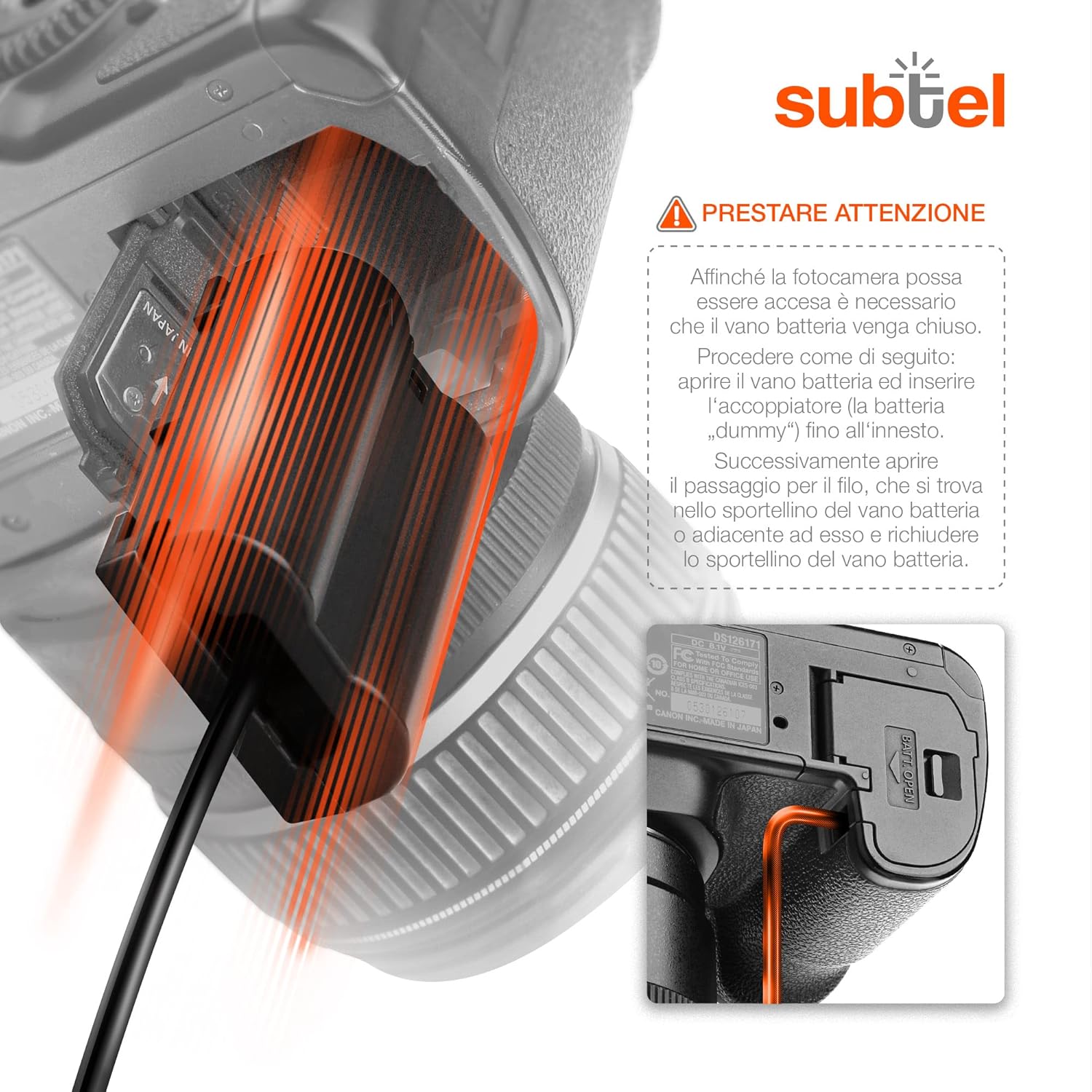 Subtel Alimentatore EH-5 + EP-5B con DC Coupler - immagine 6