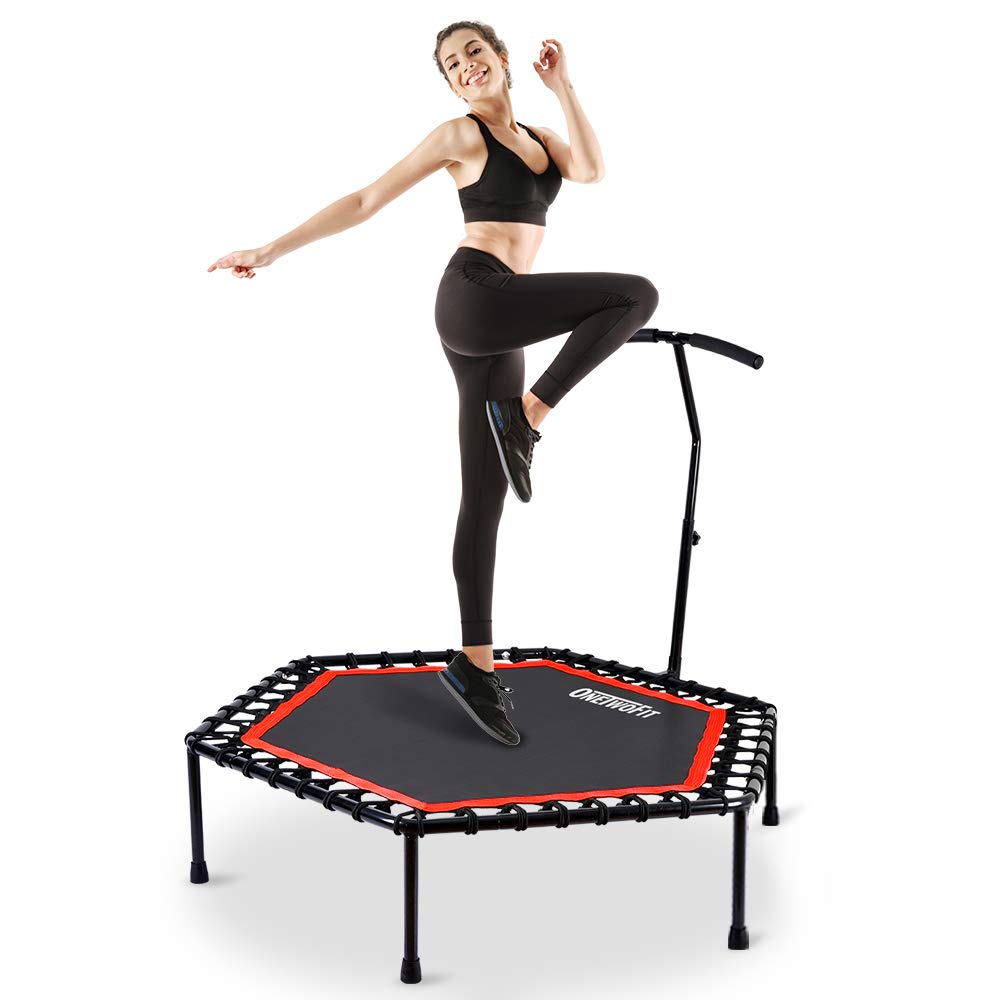 Onetwofit Mini Fitness Trampolino 48''/51'' Silenzioso
