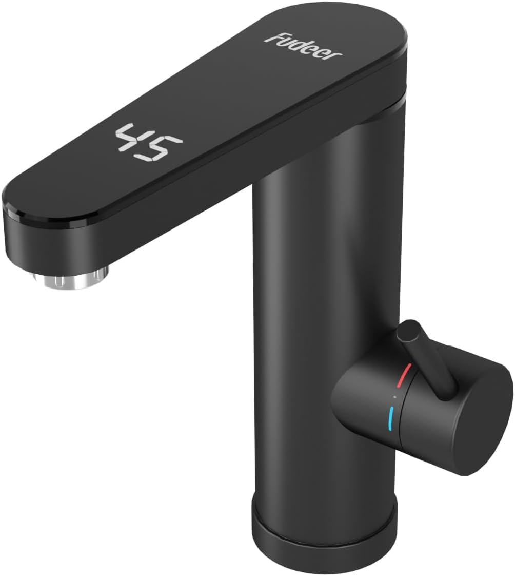 Scaldacqua Istantaneo Elettrico 3300W con Display Digitale