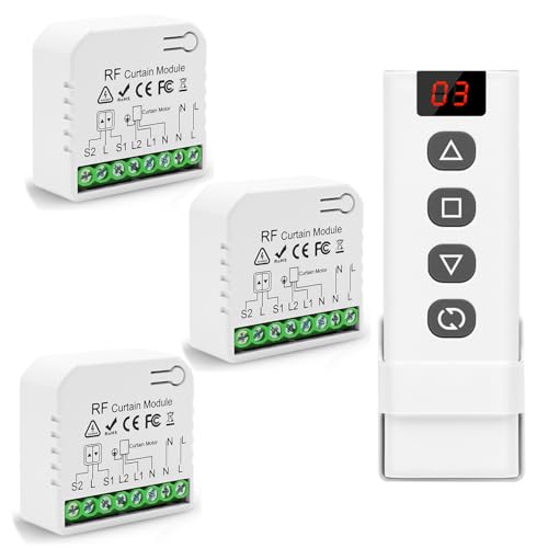 Tedeligo Interruttore Tapparelle con Telecomando RF
