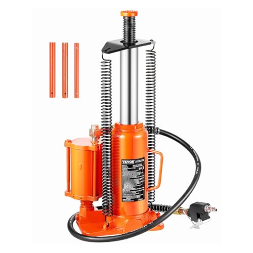Vevor Cric a Bottiglia Pneumatico Idraulico 12 Tonnellate
