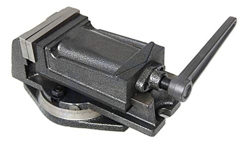 KATSU Morsa da Banco 4" 100mm con Base Girevole 360°