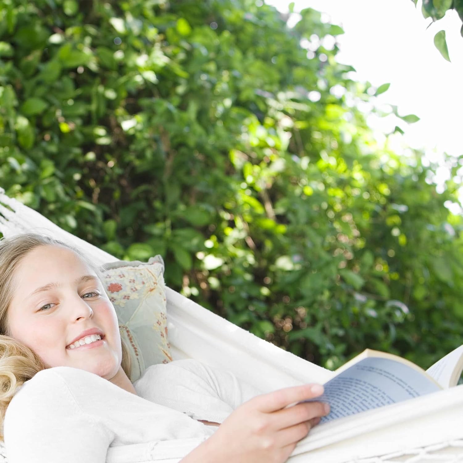 Amaca da Giardino 2 Persone con Ghiande, Macrame - immagine 5