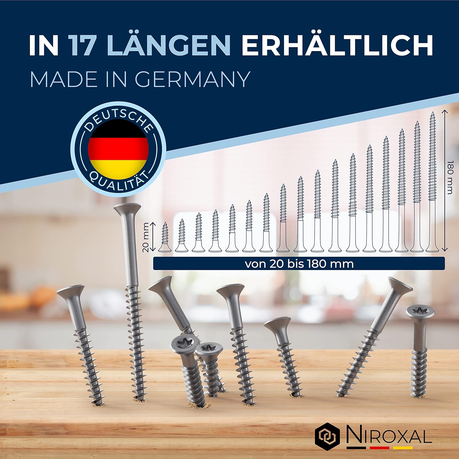 Vite a Testa Svasata TORX V2A Acciaio Inox 6x160mm - immagine 4