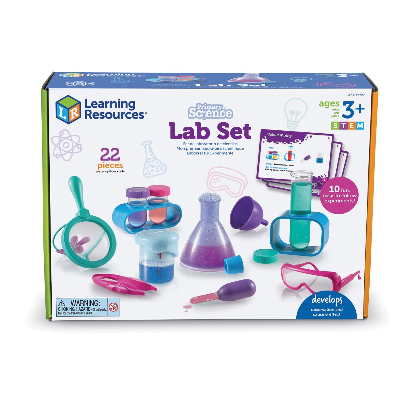 Learning Resources Set Laboratorio Primary Science Rosa