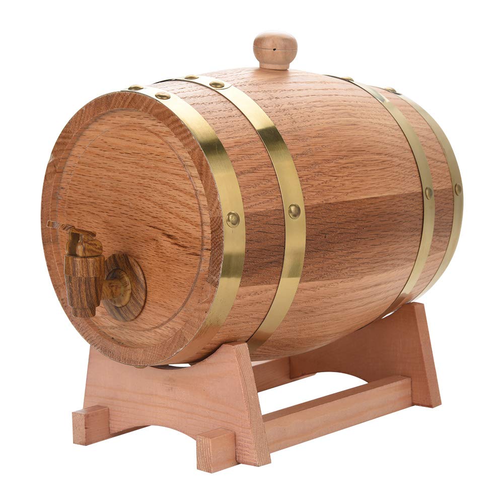 Lyrlody Dispenser Vintage in Legno di Quercia 3L