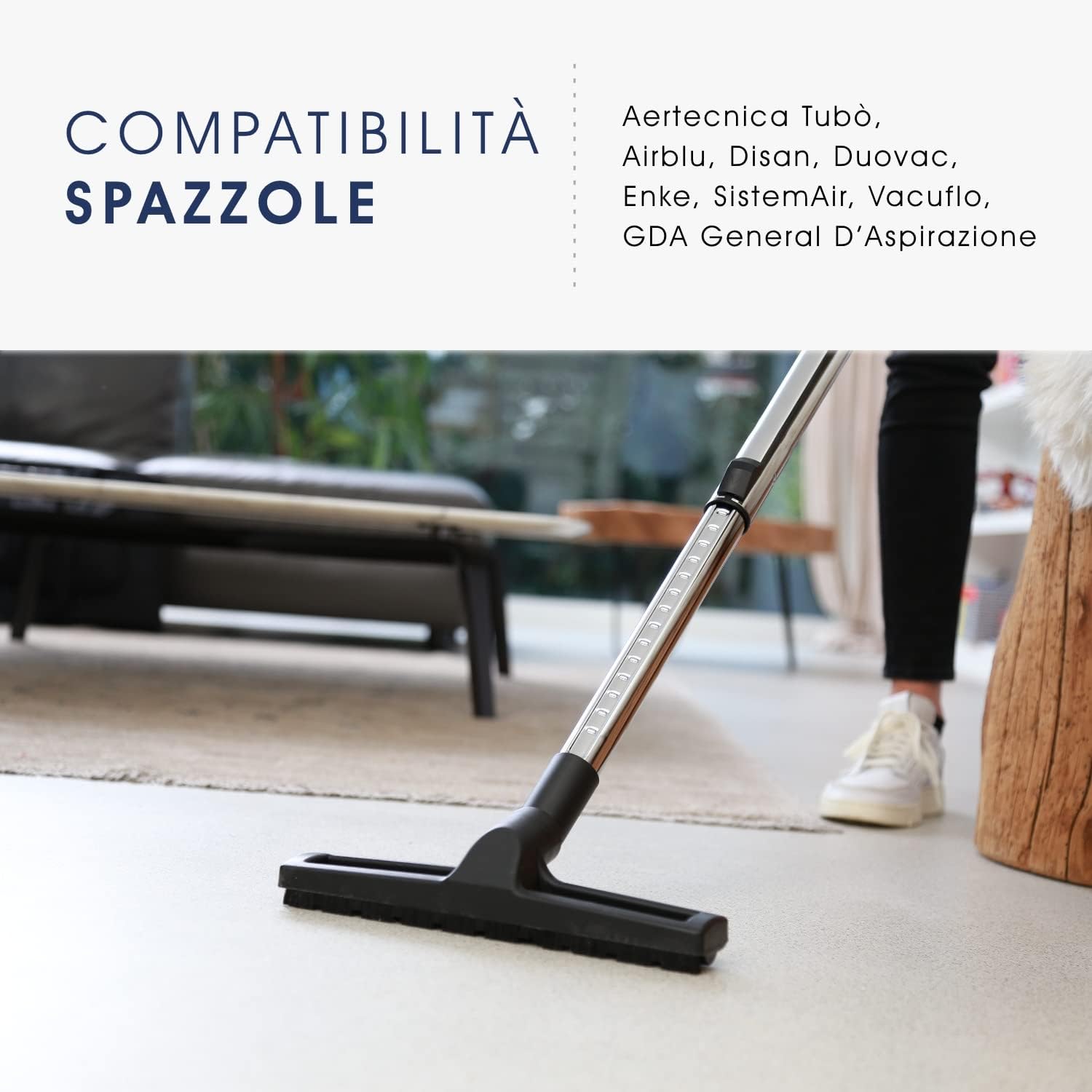 Kit 5 Spazzole per Aspirapolvere Centralizzato - immagine 3