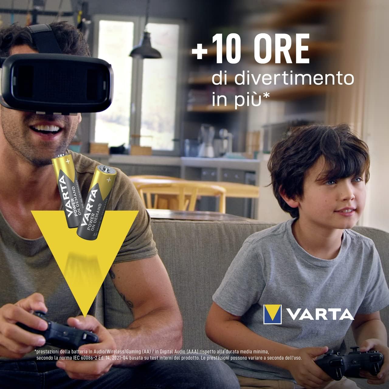 Varta Pile Alcaline AA Power on Demand, 100 pezzi - immagine 7