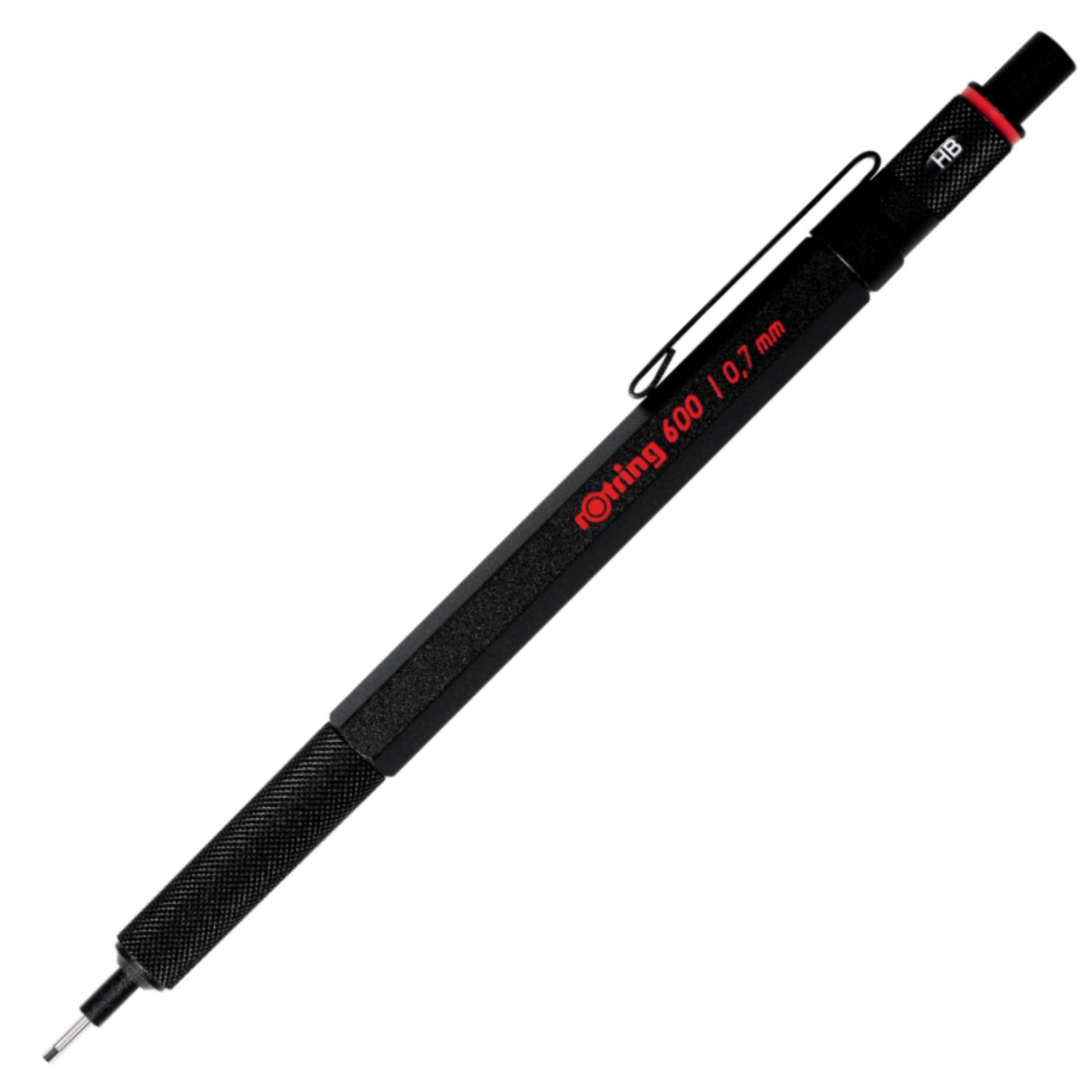 Rotring 600 portamina 0,7mm, corpo nero