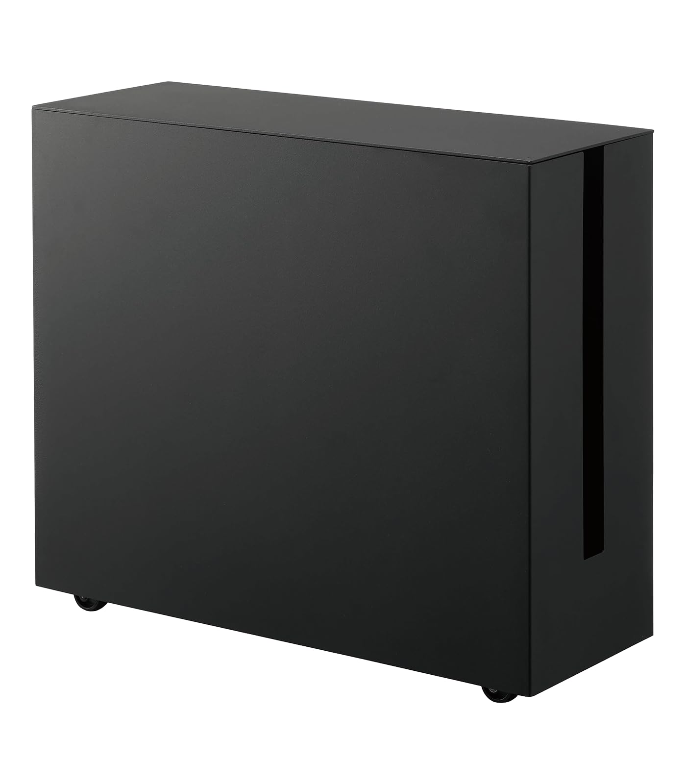 Yamazaki - Accessorio copricavi Tower in acciaio verniciato nero