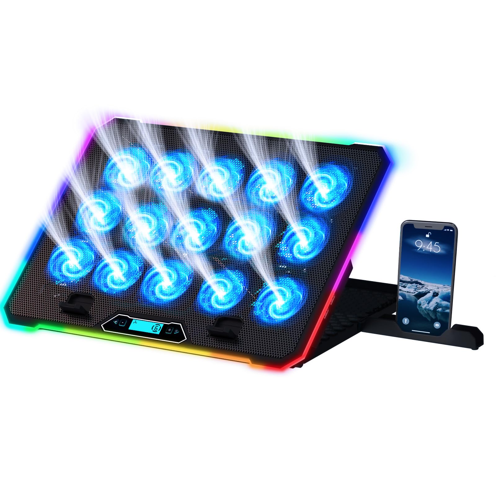 Klim V15 Base Raffreddamento Gaming Notebook 17"