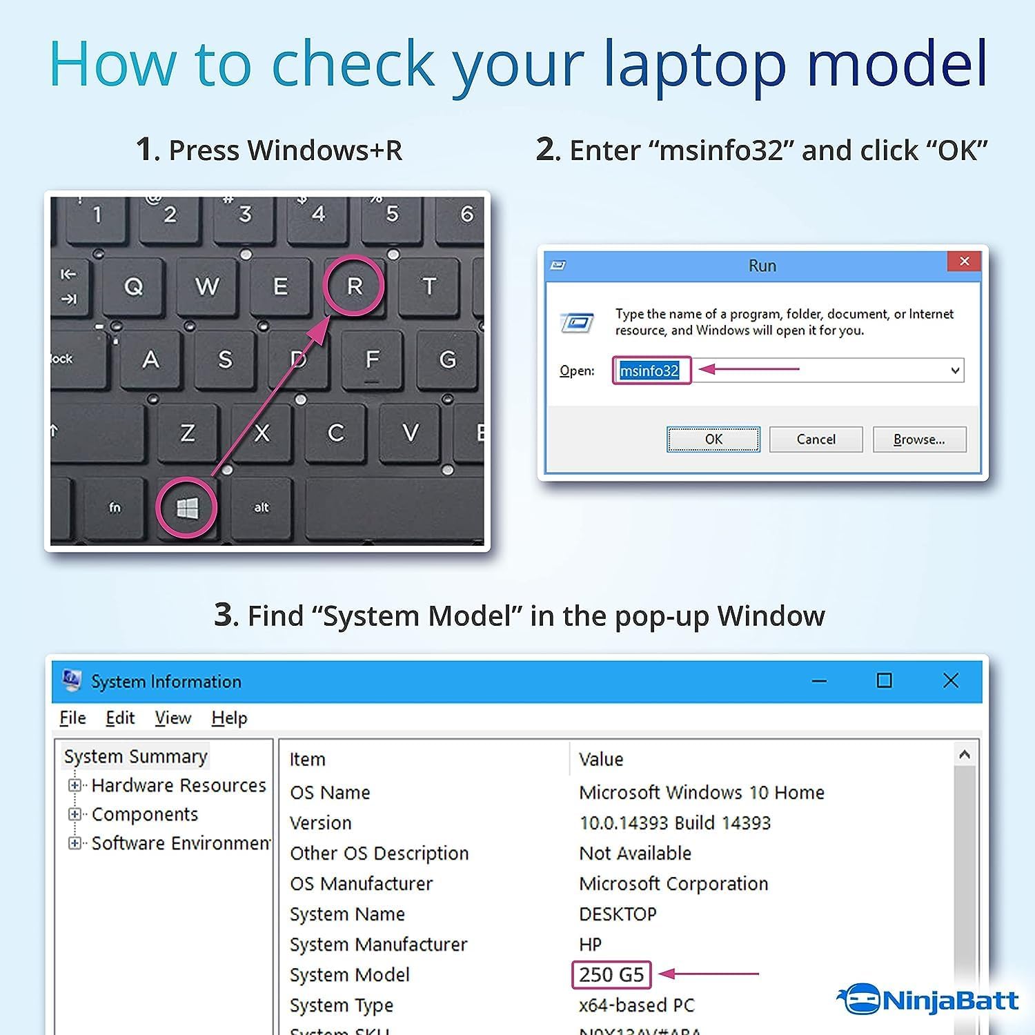 Ninjabatt Pro Batteria per HP 2600mAh - immagine 2