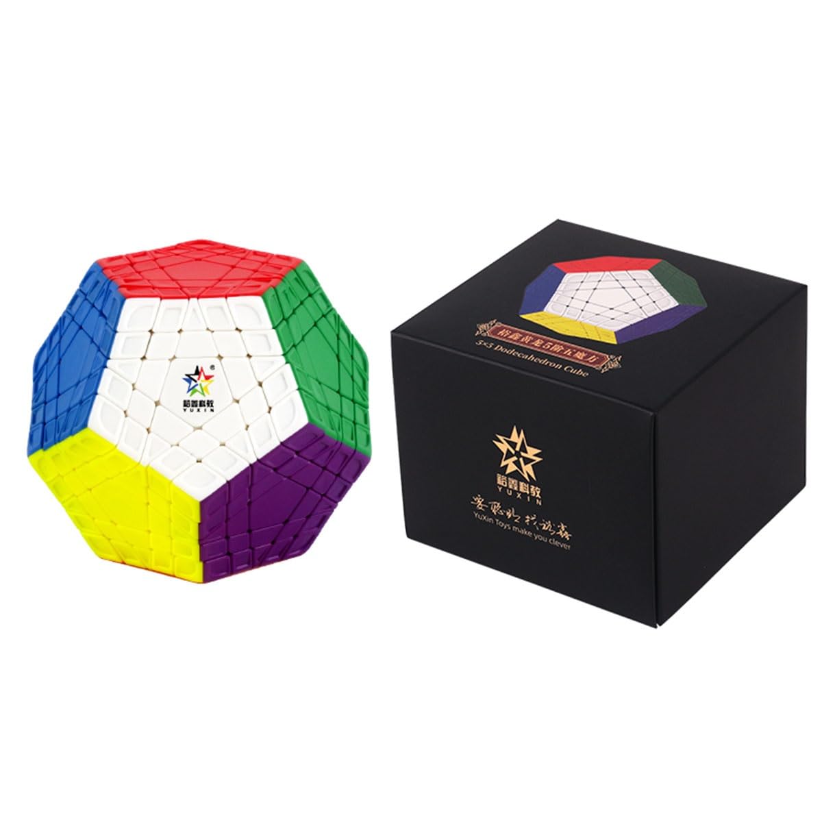 Gobus Yuxin Huanglong Giallo Dragen 5x5 Dodecaedro Cubo Stickerless 5x5 Megaminx Gigaminx 5x5x12 megaminx Cubo 12 Superficie